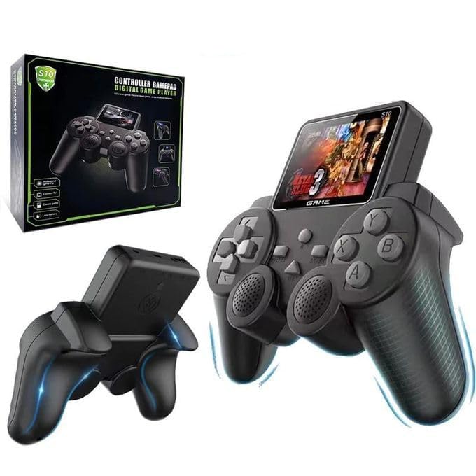 2.4-Inch Screen Handheld Gamepad Console with 520 Built-in Classic Games, Portable Digital Gaming System for Kids & Adults