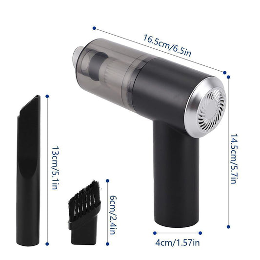 3IN1 Portable Car Vacuum Cleaner with Blower | USB Rechargeable Wireless