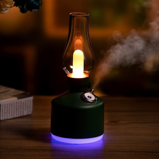 280ML Lantern Shape Multifunctional Vintage Lamp Humidifier