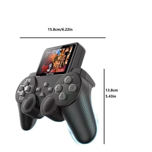2.4-Inch Screen Handheld Gamepad Console with 520 Built-in Classic Games, Portable Digital Gaming System for Kids & Adults