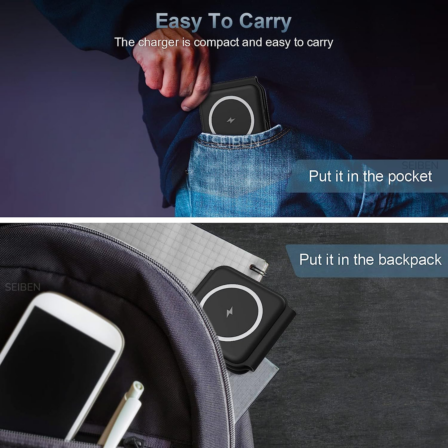 3 in 1 Magnetic Foldable MagSafe Wireless Charger  |