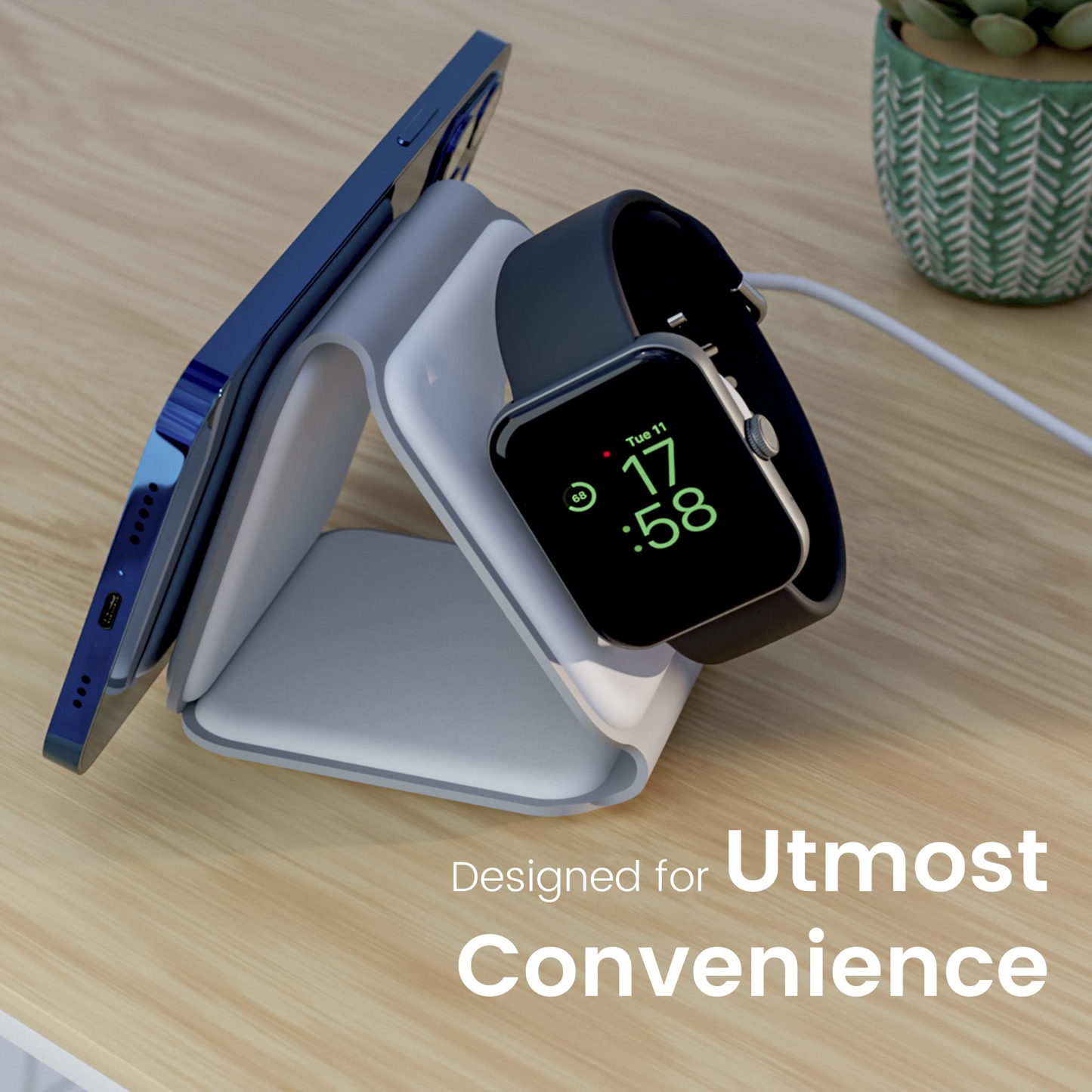 3 in 1 Magnetic Foldable MagSafe Wireless Charger  |